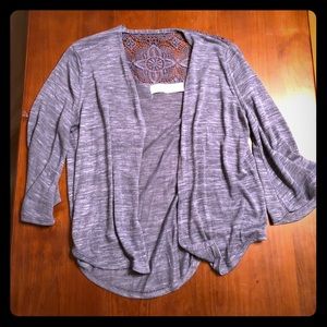 🌟 3 for $10 Blue 3/4 sleeve Cardigan